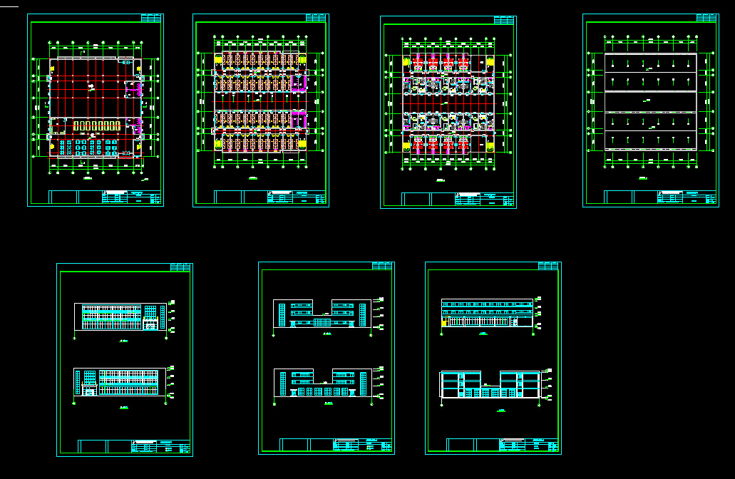 YX-900229 工业 厂房 物流su cad合集